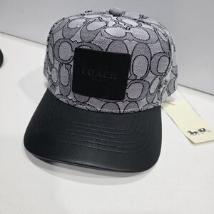 Coach Black and Gray Men's Cap